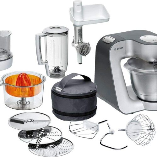 Bosch Küchenmaschine MUM5 Styline MUM56340, Schüssel 3,9 L, Mixer 1,25 L, Fleischwolf uvm.