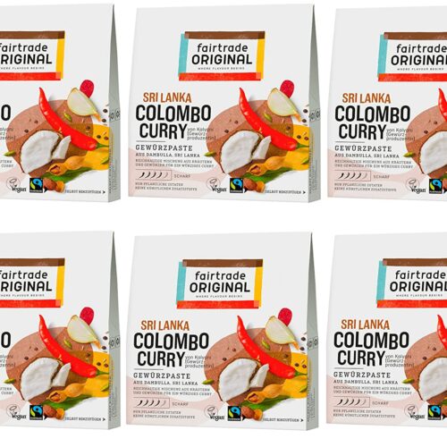 Colombo Curry-Paste von Fairtrade Original | Gewürzpaste aus Sri Lanka vegan