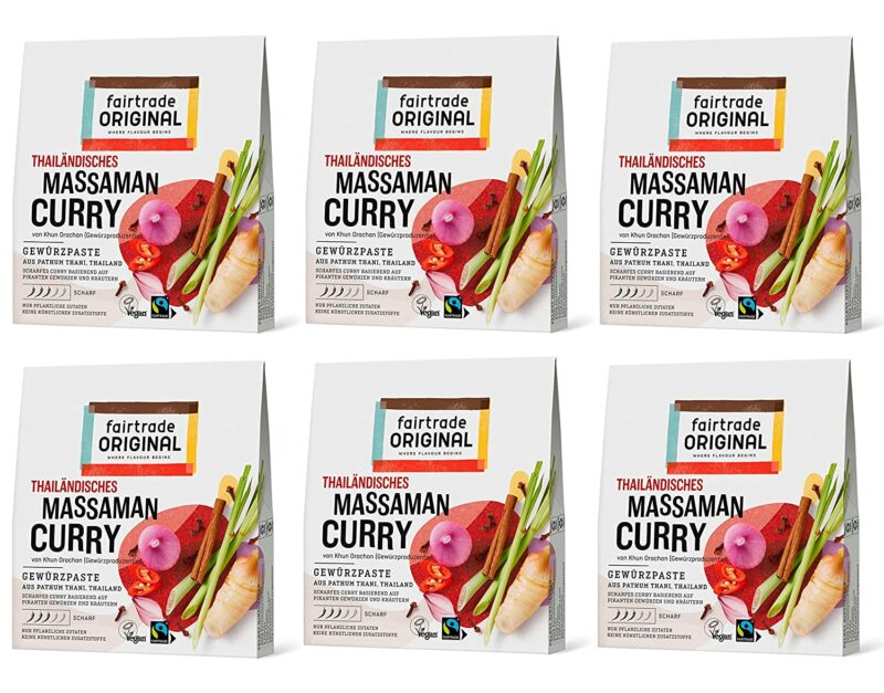Massaman Curry-Paste von Fairtrade Original | Thailändische Gewürzpaste vegan