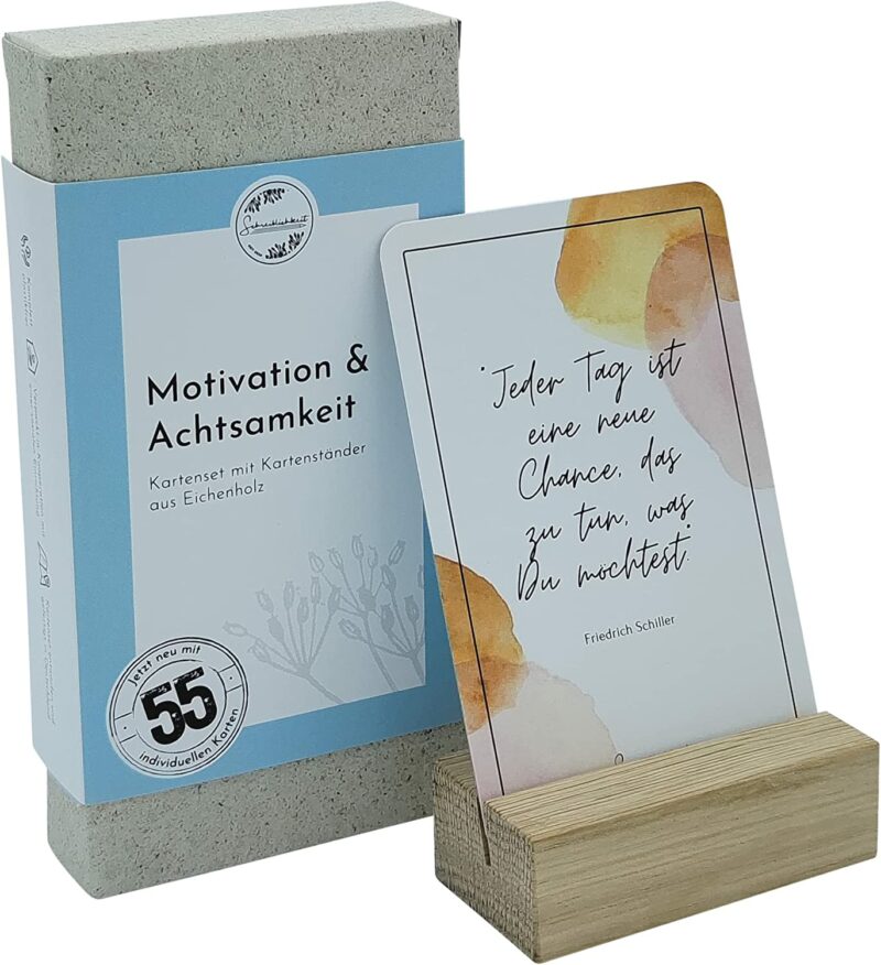 Schreiblichkeit® 55 Motivationskarten | Motivation & Achtsamkeit | positives Mindset