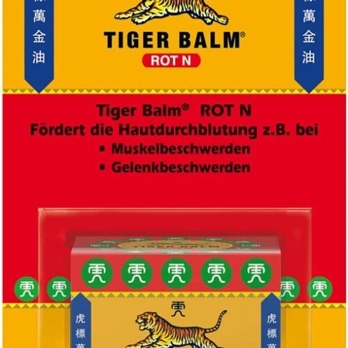 TIGER BALM ROT N – Natürlicher Balsam zur Förderung der Hautdurchblutung