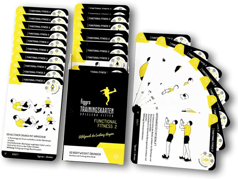 figgrs® Functional Fitness Vol. ll / 57 Trainingskarten mit 50 weiteren Functional Übungen