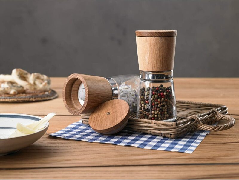 WMF Ceramill Nature Salz und Pfeffer Mühle Set 2-teilig, unbefüllt