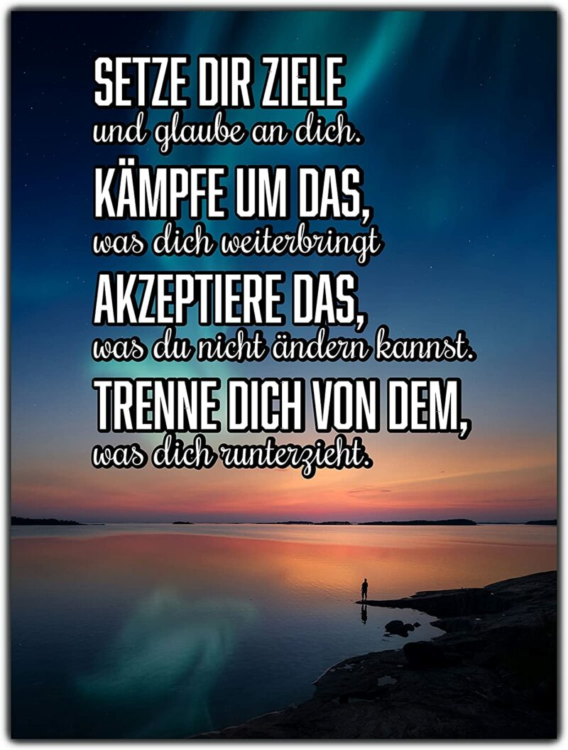 wandmotiv24 Motivations Motiv als Leinwandbild, 80x60cm, Hochformat, Meer