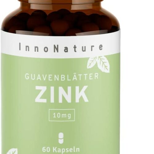 Natürliches pflanzliches Zink aus Guavenblättern. Hochdosiert mit 10mg Zink